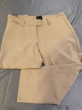 The Limited Beige Cropped Ankle Pants